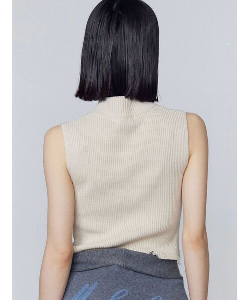 EMODA（エモダ）の「フードペアニット（ニット/セーター・レディース・グレー/カーキ/ブラック/アイボリー・FREE）」の22枚目の写真