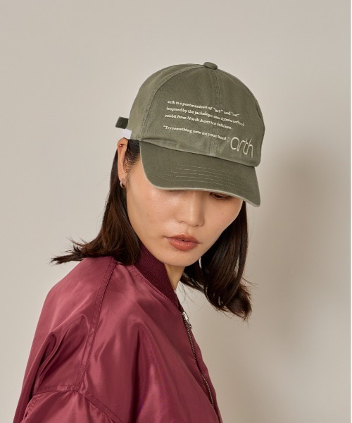 arth（アース）の「arth  EMB Washed Cap / アース（キャップ・レディース・ネイビー/ブラウン・FREE）」の19枚目の写真