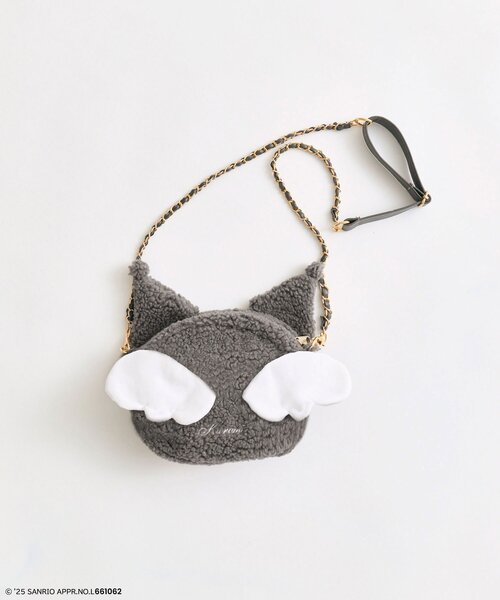 sanrio（サンリオ）の「メロクロフェイスポシェット（ポーチ・レディース・ブラック/ピンク・FREE）」の8枚目の写真