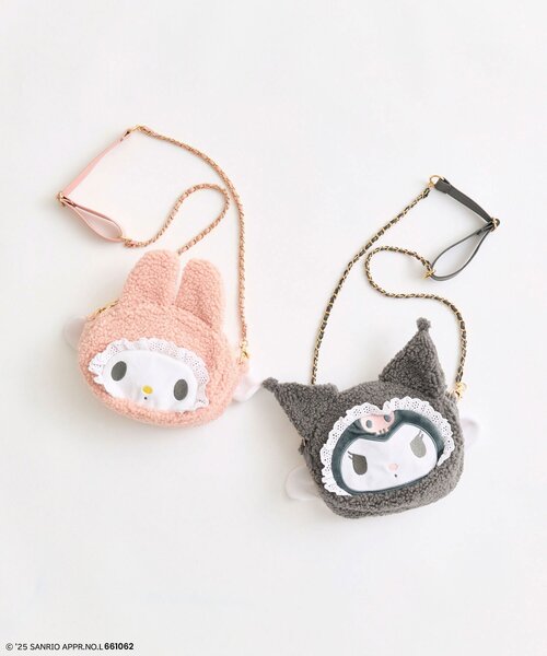 sanrio（サンリオ）の「メロクロフェイスポシェット（ポーチ・レディース・ブラック/ピンク・FREE）」の10枚目の写真