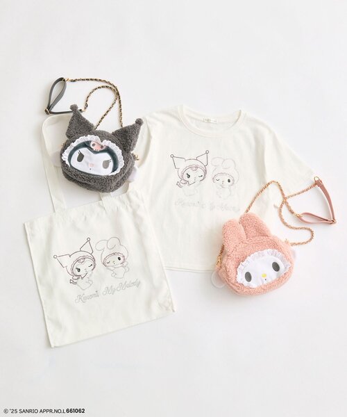 sanrio（サンリオ）の「メロクロフェイスポシェット（ポーチ・レディース・ブラック/ピンク・FREE）」の12枚目の写真