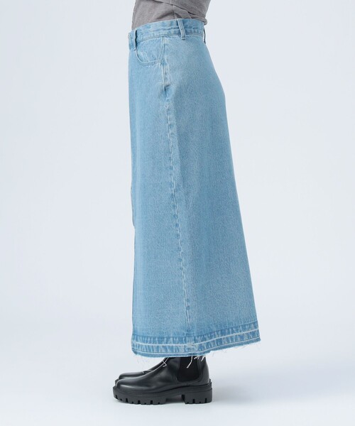 BEAMS HEART（ビームスハート）の「フロントジップ デニム スカート（スカート・レディース・インディゴブルー/ブルー・MEDIUM/SMALL）」の12枚目の写真