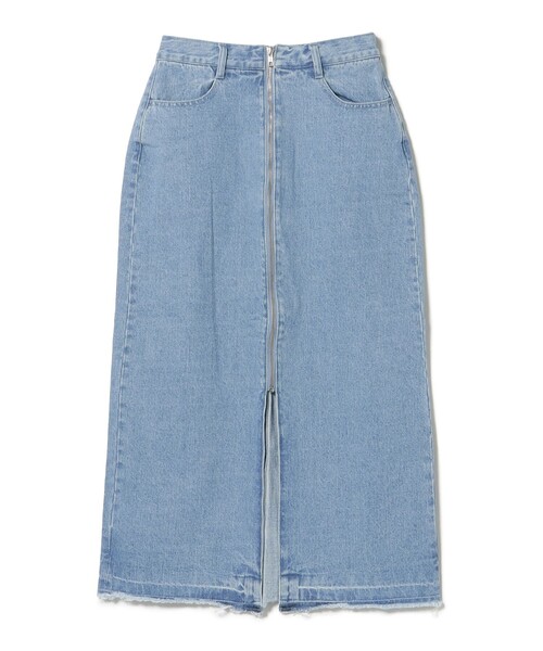 BEAMS HEART（ビームスハート）の「フロントジップ デニム スカート（スカート・レディース・インディゴブルー/ブルー・MEDIUM/SMALL）」の16枚目の写真