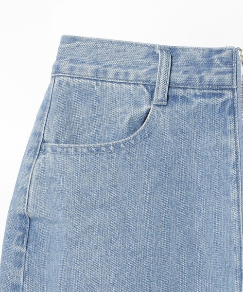 BEAMS HEART（ビームスハート）の「フロントジップ デニム スカート（スカート・レディース・インディゴブルー/ブルー・MEDIUM/SMALL）」の17枚目の写真