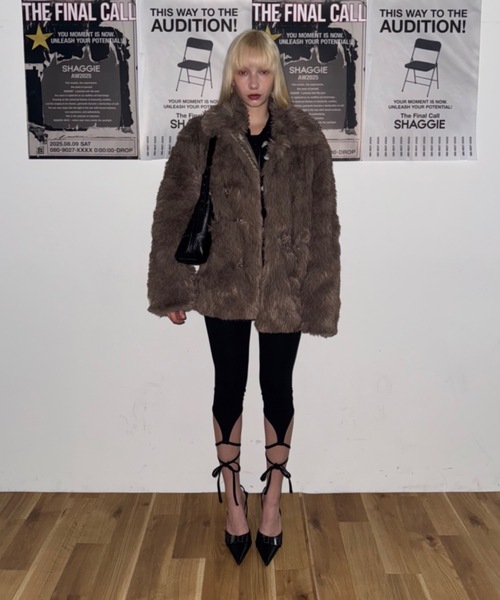 SHAGGIE（シャギー）の「【ViVi掲載】トグルボタンファーミドルコート