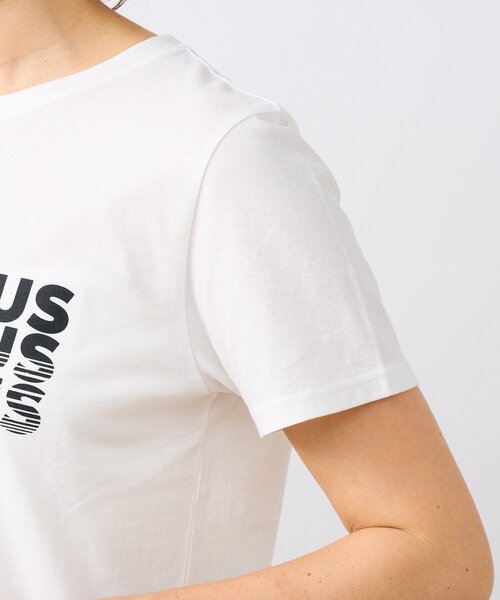 RIVE DROITE(リヴドロワ)の「【接触冷感】CURIOUS Tee(Tシャツ/カットソー・レディース・オフホワイト/ブラウン/ブラック・FREE)」の16枚目の写真
