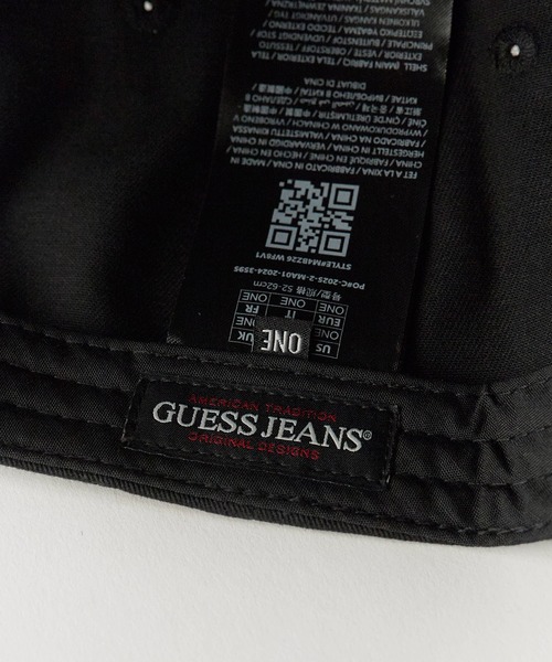 GUESS JEANS（ゲスジーンズ）の「GUESS JEANS/ゲスジーンズ GJ 3D EMBRO BASEBALL キャップ（キャップ・メンズ・ブラック・ONE SIZE）」の6枚目の写真