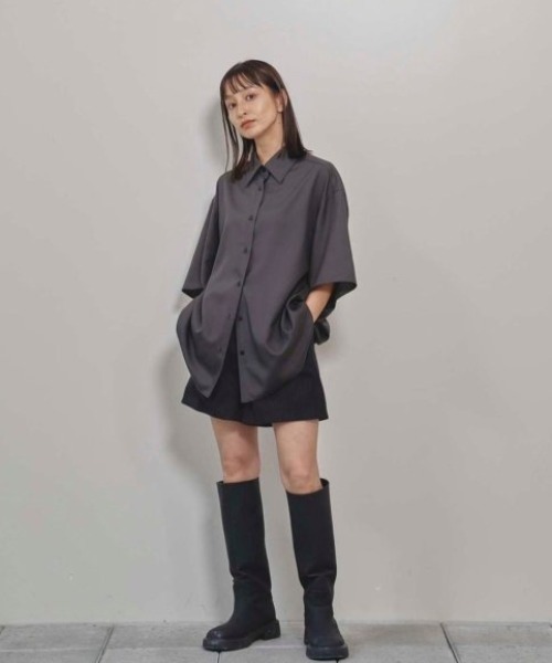 セール】【TODAYFUL/トゥデイフル】Silk100％ Harfsleeve Shirts