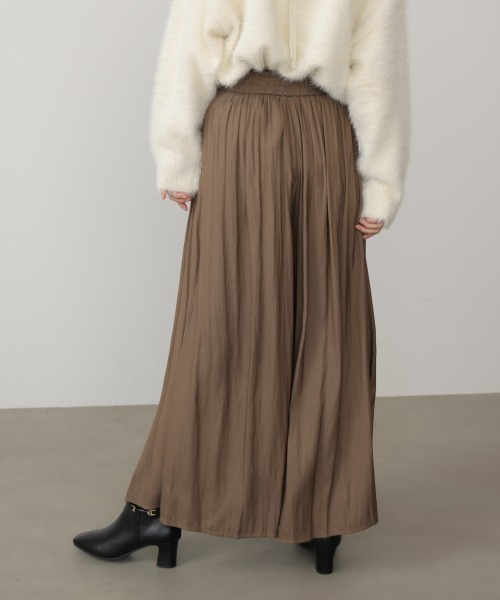 Bou Jeloud(ブージュルード)の「ギャザーウエストワイドパンツ(その他パンツ・レディース・ベージュ/インディゴブルー/ブラック・FREE)」の19枚目の写真