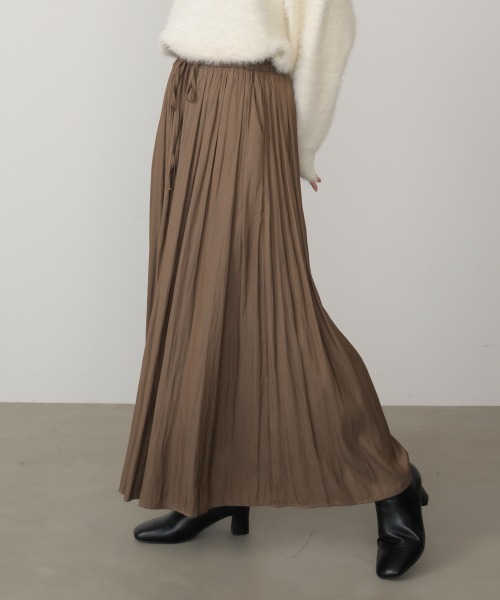 Bou Jeloud(ブージュルード)の「ギャザーウエストワイドパンツ(その他パンツ・レディース・ベージュ/インディゴブルー/ブラック・FREE)」の22枚目の写真