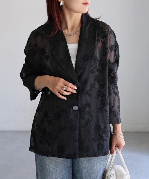 新品未使用★TED BAKER テーラード　ジャケット シングル 花柄 テッドベーカー TED BAKER テーラード ジャケット シングル 花柄