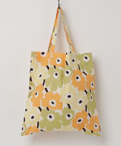 marimekko（マリメッコ）の「【ASIA　EXCLUSIVE】Mini Unikko / tote bag 43x44 cm（トートバッグ・レディース・イエロー・FREE）」の2枚目の写真