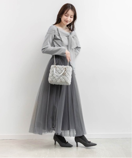 2WAY ファーキルティングハンドバッグ（ハンドバッグ）｜RANDA（ランダ