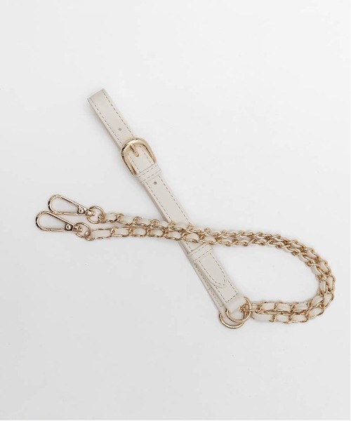 RANDA（ランダ）の「2WAY ファーキルティングハンドバッグ（ハンドバッグ・レディース・アイボリー/ブルー/グレイッシュベージュ・FREE）」の19枚目の写真