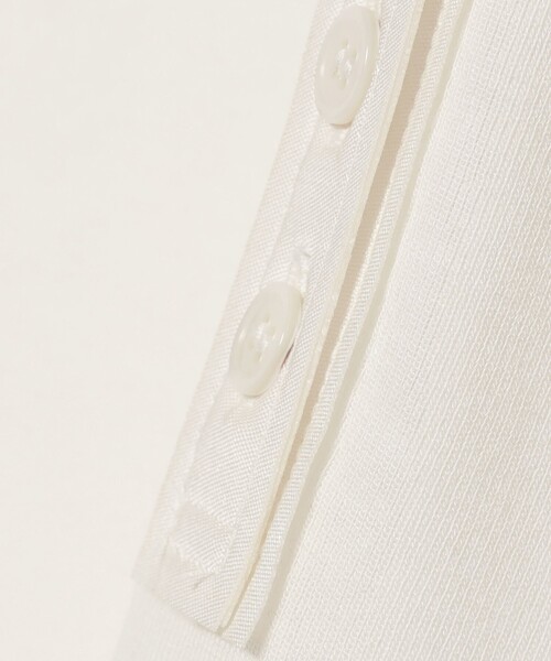 Ray BEAMS（レイビームス）の「RBS / ヘンリー ボートネック Tシャツ（Tシャツ/カットソー・レディース・オフホワイト/ダークブラウン・ONE SIZE）」の10枚目の写真