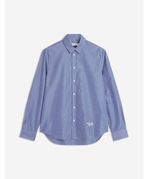 MAISON KITSUNÉ ストライプ半袖シャツ 38 極美品】メゾンキツネ MAISON KITSUNE ストライプシャツ 38