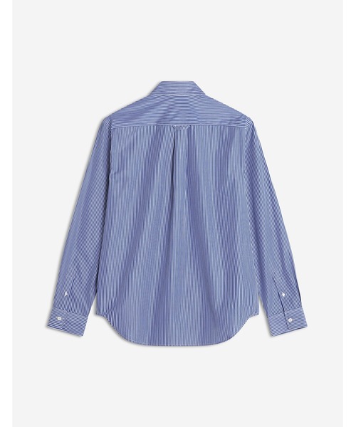 Maison Kitsune（メゾンキツネ）の「MAISON KITSUNE HANDWRITING STRIPED CLASSIC SHIRT（シャツ/ブラウス・メンズ・ネイビー系・40/39/38/41/42）」の3枚目の写真