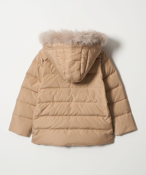 green label relaxing（グリーンレーベルリラクシング）の「GIRLSダウンコート / キッズ 100cm-130cm（ダウンジャケット/コート・キッズ・ダークグレー/ベージュ/ネイビー・100cm/110cm/120cm/130cm）」の16枚目の写真