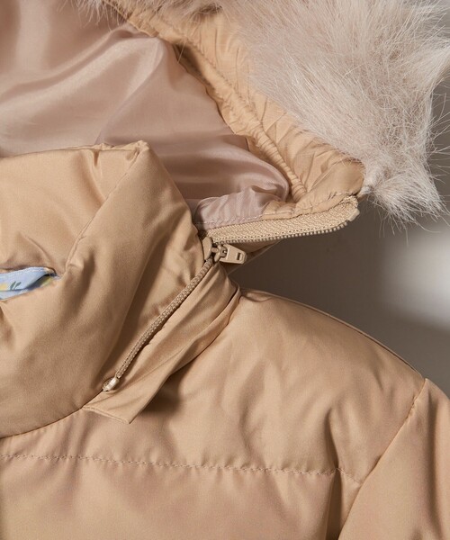 green label relaxing（グリーンレーベルリラクシング）の「GIRLSダウンコート / キッズ 100cm-130cm（ダウンジャケット/コート・キッズ・ダークグレー/ベージュ/ネイビー・100cm/110cm/120cm/130cm）」の21枚目の写真