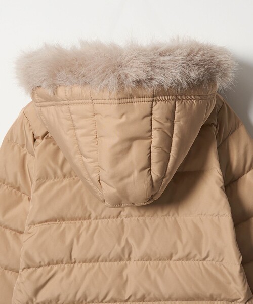 green label relaxing（グリーンレーベルリラクシング）の「GIRLSダウンコート / キッズ 100cm-130cm（ダウンジャケット/コート・キッズ・ダークグレー/ベージュ/ネイビー・100cm/110cm/120cm/130cm）」の22枚目の写真