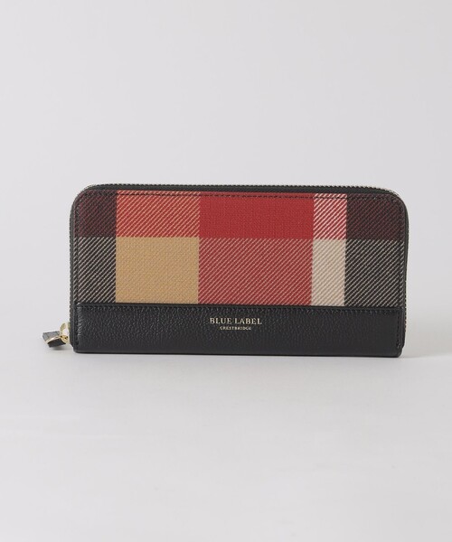 クレストブリッジチェックPVC長財布（財布）｜BLUE LABEL CRESTBRIDGE