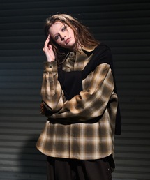 CASPER JOHN | Various loose shirts -ombre check- /バリアスルーズシャツ -オンブレチェック-(シャツ/ブラウス)