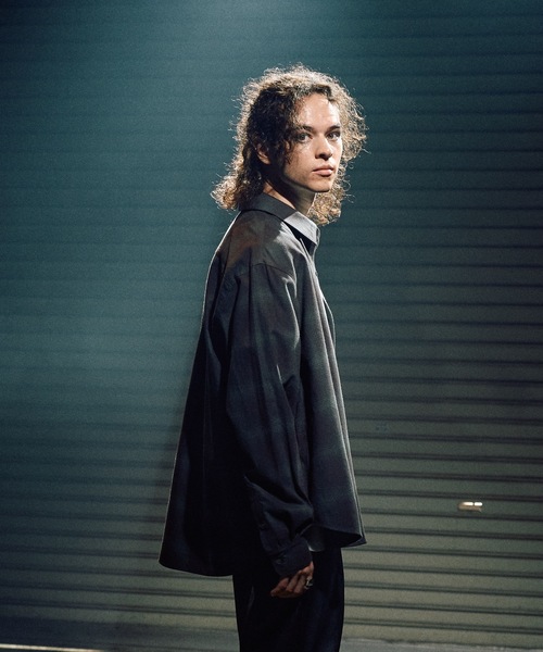 CASPER JOHN(キャスパージョン)の「Various loose shirts -ombre check- /バリアスルーズシャツ -オンブレチェック-(シャツ/ブラウス・メンズ・グリーン/ホワイト/ベージュ・LARGE/MEDIUM/SMALL/X-SMALL)」の6枚目の写真
