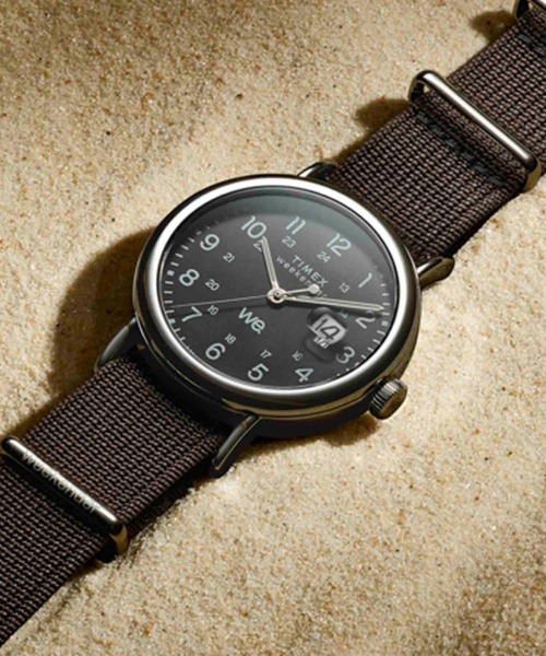 TIMEX（タイメックス）の「TIMEX/タイメックス ウィークエンダー 腕時計 TX-TW2W86100 ユニセックス（アナログ腕時計・レディース・ブラック・FREE）」の2枚目の写真