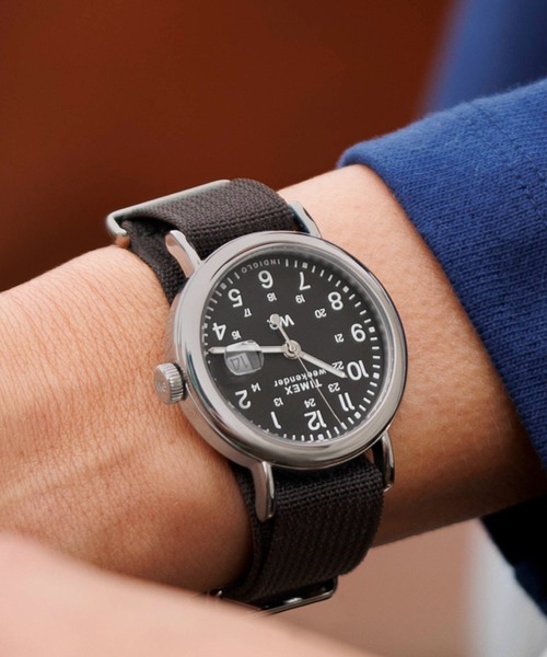 TIMEX（タイメックス）の「TIMEX/タイメックス ウィークエンダー 腕時計 TX-TW2W86100 ユニセックス（アナログ腕時計・レディース・ブラック・FREE）」の3枚目の写真