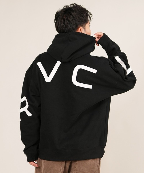 RVCA(ルーカ)の「RVCA/ルーカ BACK SIDE ARCH RVCA HD パーカー BF042-015(パーカー・メンズ・オートミール/ブラウン系カモフラージュ/ヘザーグレー/ブラック×ホワイト・M/S/L)」の7枚目の写真