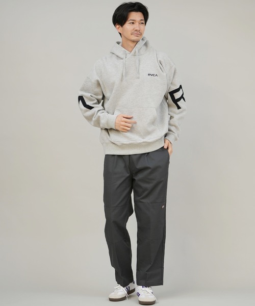 RVCA(ルーカ)の「RVCA/ルーカ BACK SIDE ARCH RVCA HD パーカー BF042-015(パーカー・メンズ・オートミール/ブラウン系カモフラージュ/ヘザーグレー/ブラック×ホワイト・M/S/L)」の13枚目の写真