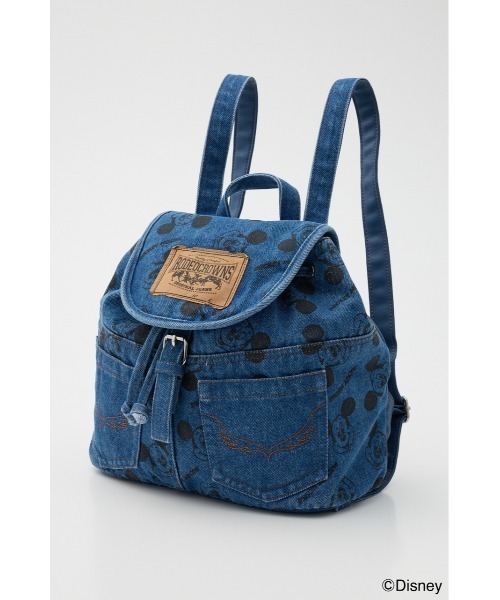 RODEO CROWNS WIDE BOWL（ロデオクラウンズワイドボウル）の「（ミッキー＆ミニー）DENIMリュック（バックパック/リュック・レディース・ブルー/ピンク・FREE）」の10枚目の写真
