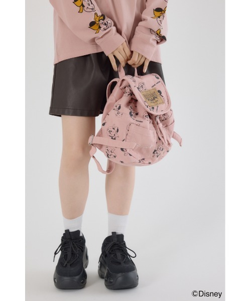 RODEO CROWNS WIDE BOWL（ロデオクラウンズワイドボウル）の「（ミッキー＆ミニー）DENIMリュック（バックパック/リュック・レディース・ブルー/ピンク・FREE）」の9枚目の写真