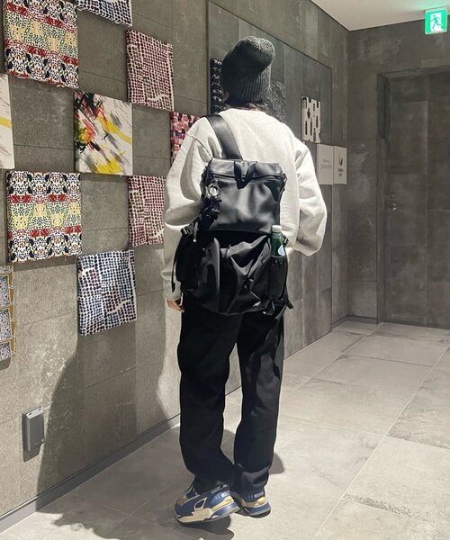 BURLAPOUTFITTER×ear】約16リットルの大容量/撥水/ユニセックス/レザー