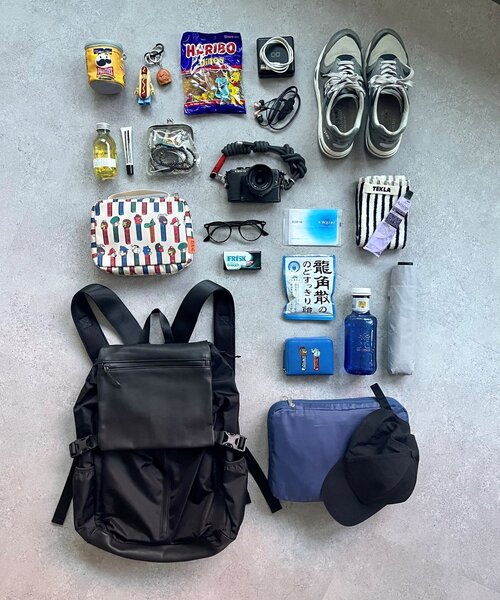 BURLAPOUTFITTER×ear】約16リットルの大容量/撥水/ユニセックス/レザー