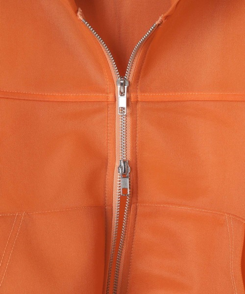 LEPSIM（レプシィム）の「シアーダンボールフーディー　577778（パーカー・レディース・オフホワイト/オレンジ/チャコールグレー・FREE）」の15枚目の写真