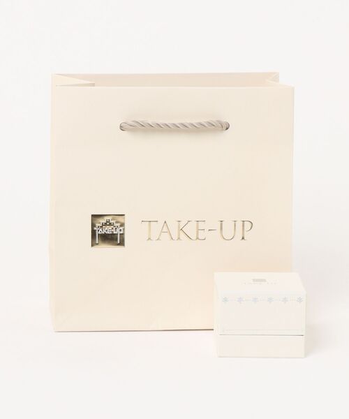TAKE-UP（テイクアップ）の「[ セカンドピアス]Ptアイオライト スクエアカットピアス（ピアス（両耳用）・レディース・プラチナム・FREE）」の7枚目の写真