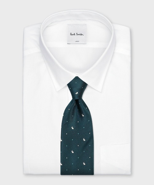 Paul Smith(ポールスミス)の「ラビット&ドット タイ【250055 552MJ】(ネクタイ・メンズ・ブルー/レッド/ネイビー/ダークグリーン・FREE)」の6枚目の写真