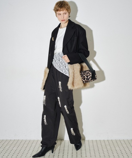 yae（ヤエ）の「Jellyfish bijoux pants / ジェリーフィッシュビジューパンツ（その他パンツ・レディース・ブラック・36/38）」の6枚目の写真