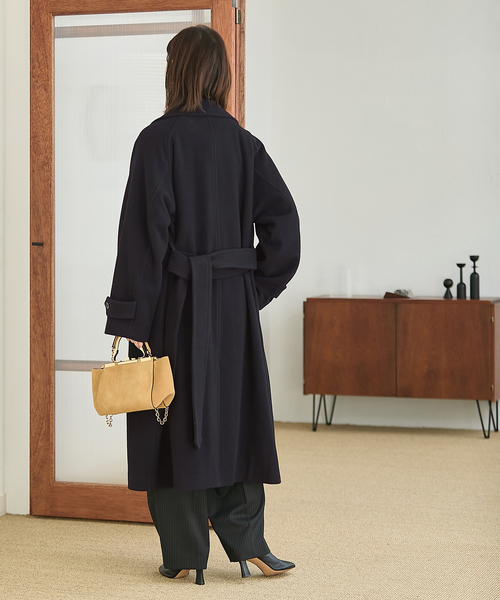 美品journalstandard l'essage モッサバルカラーコート38 journal standard L'essage コート アウター 「追加」モッサ