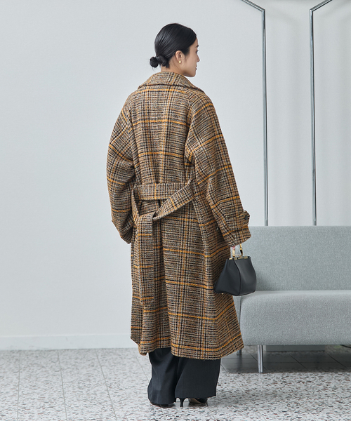 ジャーナルスタンダードレサージュ　モッサ/チドリバルカラーコート　グレー journal standard L'essage（ジャーナルスタンダードレサージュ