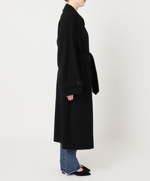 EDIFICE Super120's モッサショールカラーコート EDIFICE