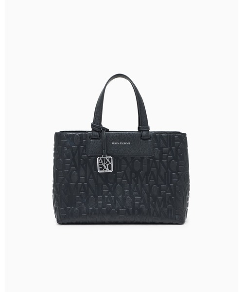 ARMANI EXCHANGE(アルマーニエクスチェンジ)の「【A|X アルマーニ エクスチェンジ】<ZOZO限定>オールオーバーエンボスロゴ ミディアムハンドバッグ(グレイン)(ハンドバッグ・レディース・ブラック/ライトベージュ/グレイッシュベージュ・FREE)」の11枚目の写真