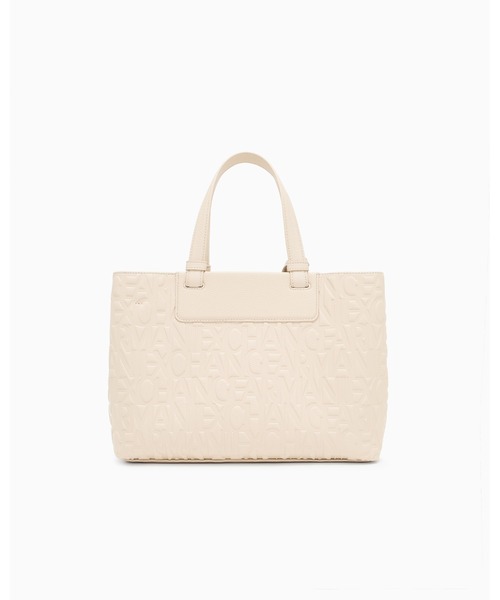 ARMANI EXCHANGE(アルマーニエクスチェンジ)の「【A|X アルマーニ エクスチェンジ】<ZOZO限定>オールオーバーエンボスロゴ ミディアムハンドバッグ(グレイン)(ハンドバッグ・レディース・ブラック/ライトベージュ/グレイッシュベージュ・FREE)」の6枚目の写真