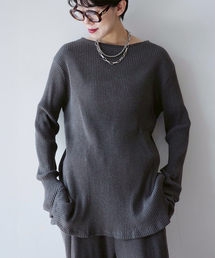 JOURNAL STANDARD LUXE（ジャーナルスタンダード　ラックス）の「テレコ クルーネックプルオーバー（Tシャツ/カットソー・レディース）」