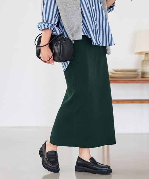 タグ付き未使用品★フレームワーク★ソウバリタイトスカート 38 ≪追加≫総針タイトスカート（スカート）｜FRAMeWORK（フレーム