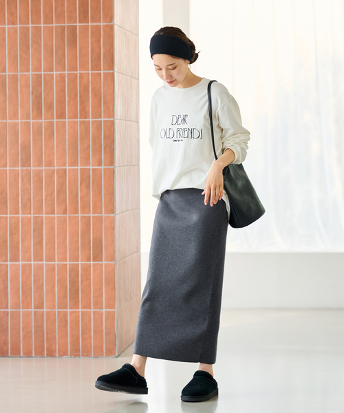 FRAMeWORK（フレームワーク）の「≪追加≫総針タイトスカート（スカート・レディース・ネイビー/ブラック/チャコールグレー/グリーン・36/38/40）」の16枚目の写真