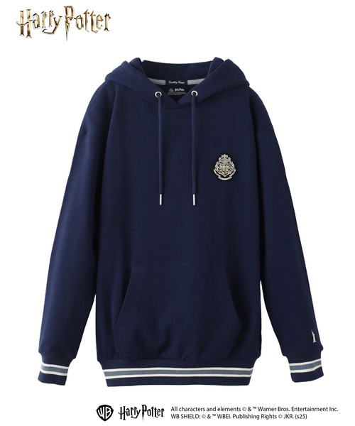 EASTBOY(イーストボーイ)の「パーカ 裏毛 HarryPotter ハリーポッター HOGWARTS ホグワーツ(パーカー・レディース・ブルー系/エンジ/ダークグリーン系/オフホワイト・13号/9号/11号)」の3枚目の写真