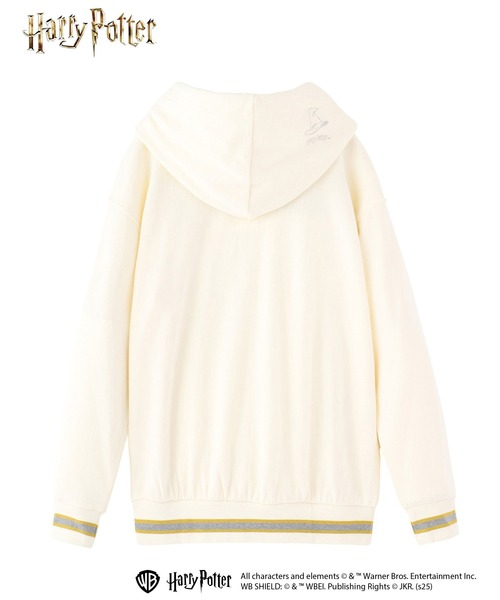 EASTBOY(イーストボーイ)の「パーカ 裏毛 HarryPotter ハリーポッター HOGWARTS ホグワーツ(パーカー・レディース・ブルー系/エンジ/ダークグリーン系/オフホワイト・13号/9号/11号)」の5枚目の写真