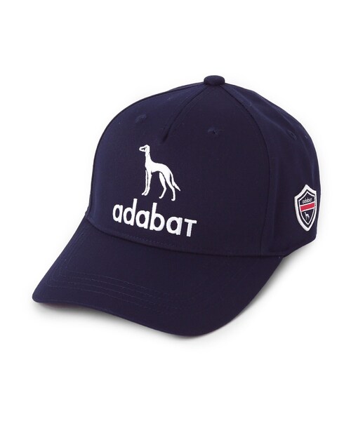 adabat（アダバット）の「【ADABAT NAVY】サルーキキャップ（キャップ・レディース・ネイビー/ベージュ/ホワイト・00）」の3枚目の写真